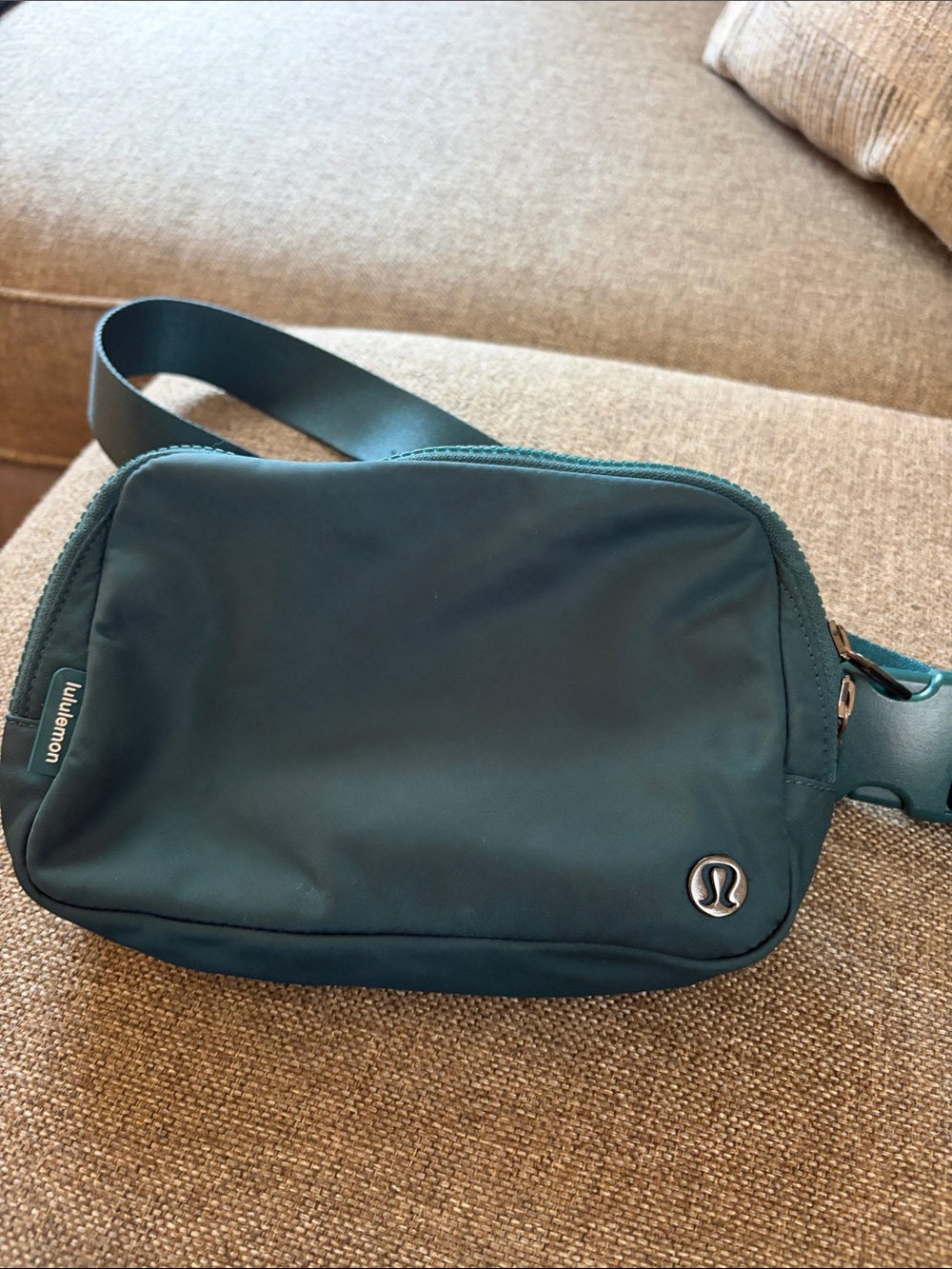 lululemon athletica Teal Green Belt Bag